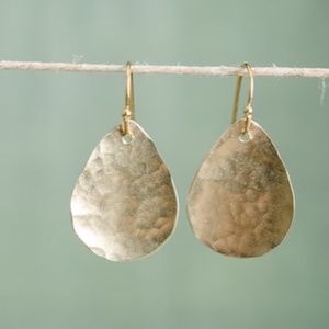 Imagine  Pierced Earrings Handmade in USA Nickel with Gold Plating Retail: $14